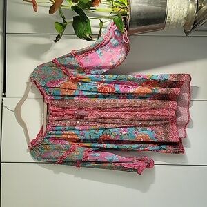 John Mark Multicolor Floral Skirt